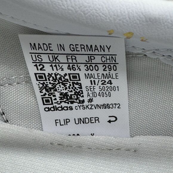 NEW Adidas COPA MUNDIAL Soccer Cleats Mens Sz 12 Made in Germany White ID4050 main image 5